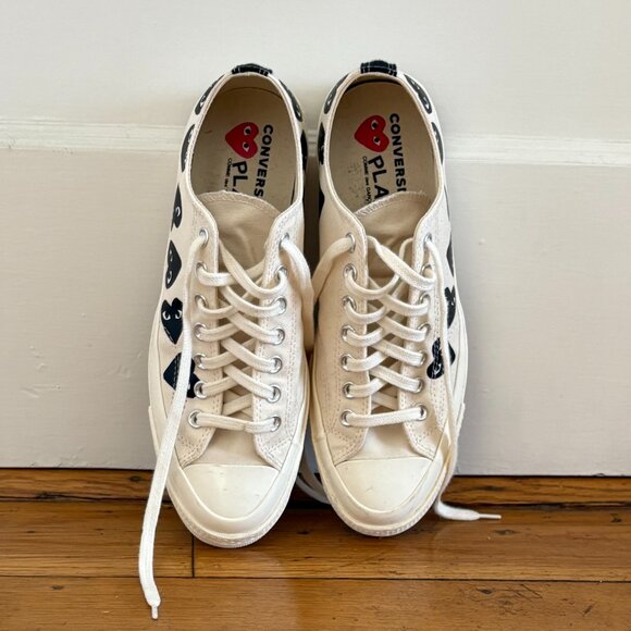 Converse x PLAY Comme des Garçons Chuck 70 Multi Heart | Mens Size 8.5 - Picture 2 of 3